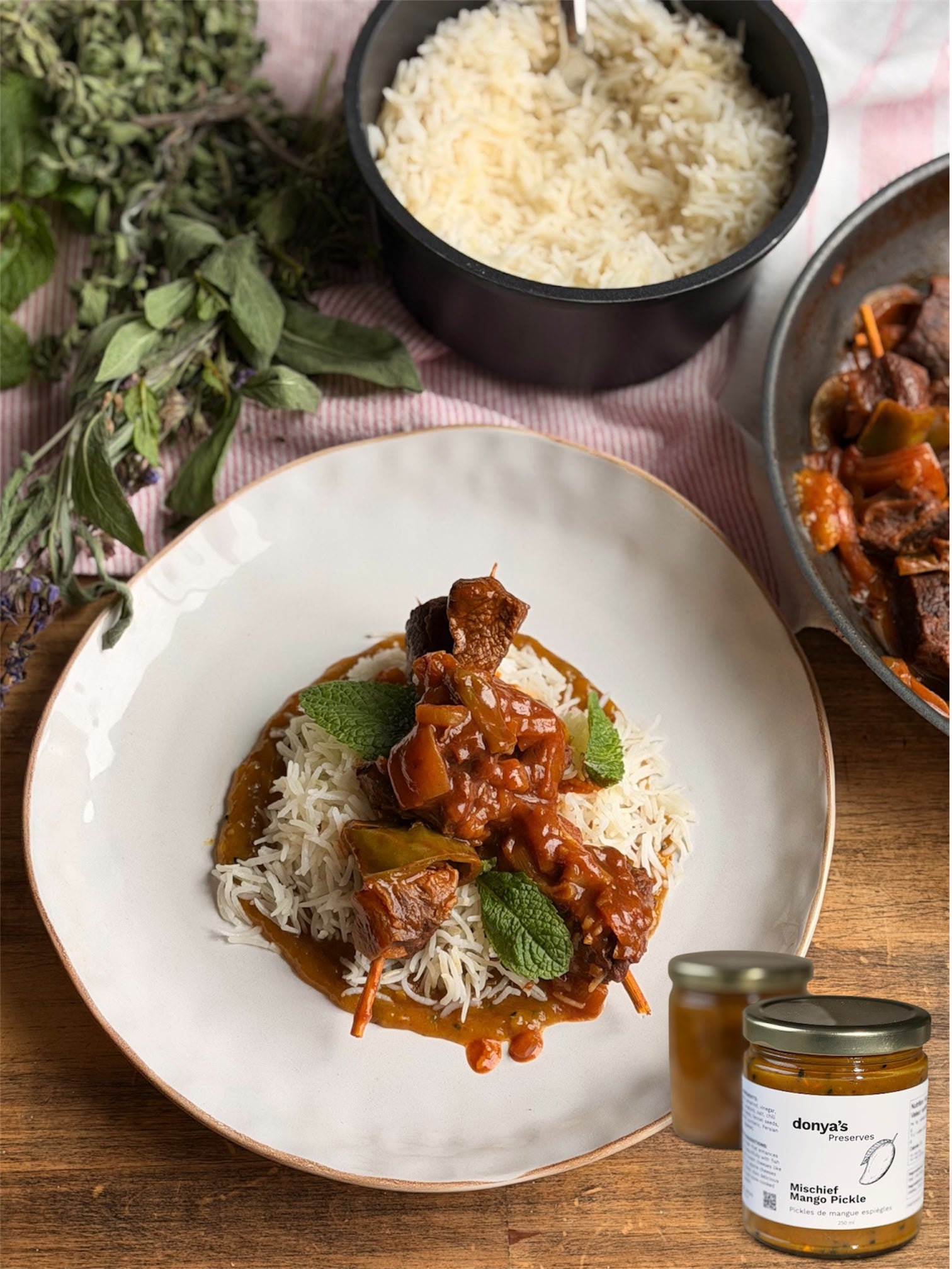 Kabab Hosseini: A Persian Recipe Paired with Mango Pickle