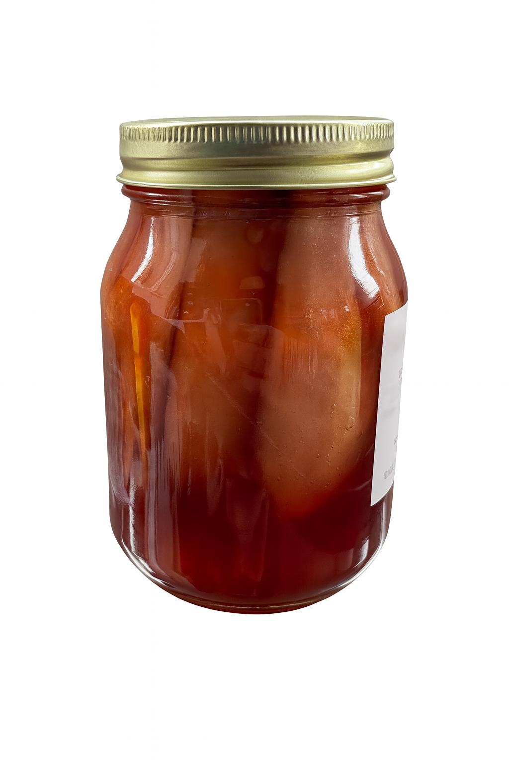 Red Wine Poached Pear