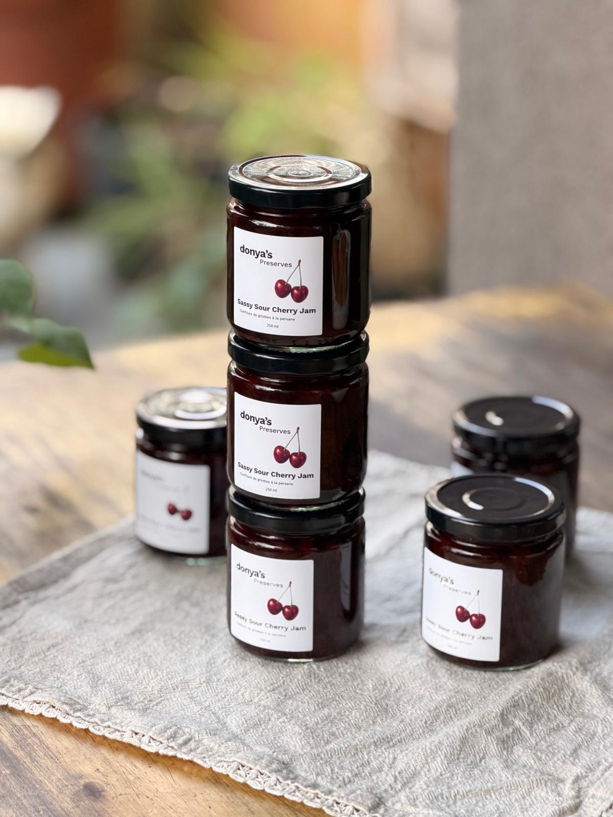 Sassy Sour Cherry Jam | مربای آلبالو