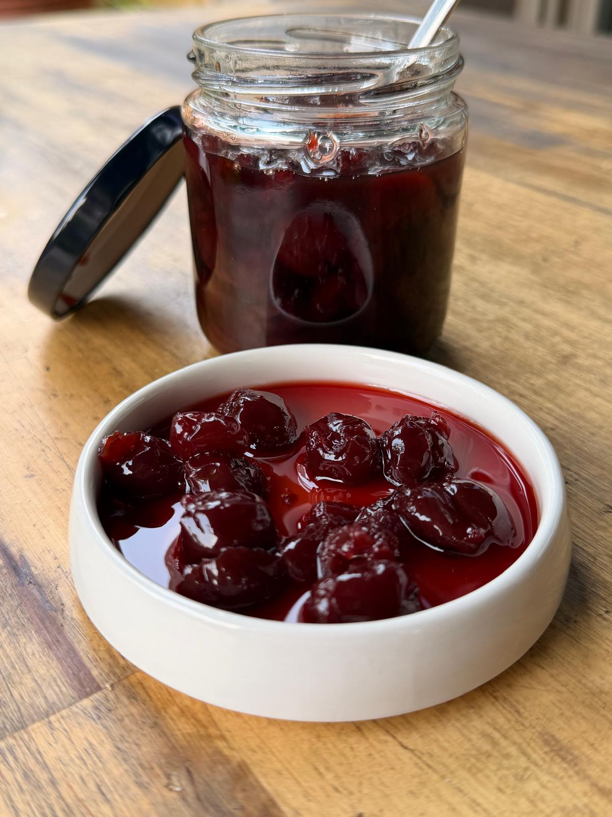 Sassy Sour Cherry Jam | مربای آلبالو