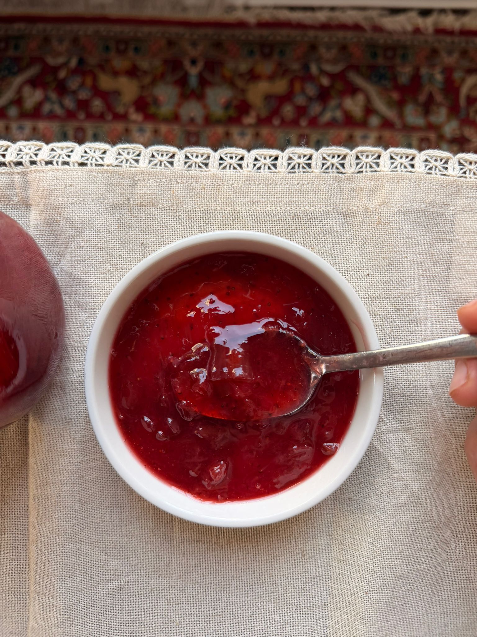 Strutt’n Strawberry Rhubarb Jam | Gourmet Jam for Cheese Boards, Pastries & Breakfast